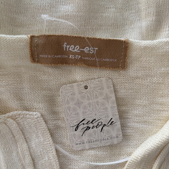 Free People Free-est Marina Del Sol Sweater Top - Picture 3 of 7
